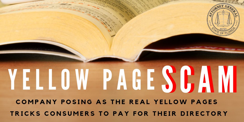 Yellow page scam